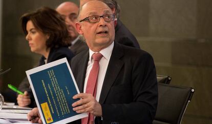 Cristóbal Montoro, ministro de Hacienda