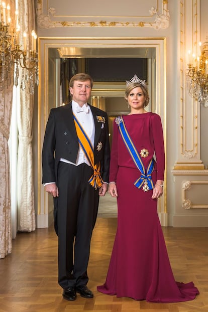 Los nuevos reyes de Holanda.