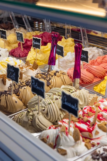 Helados de Dolce Fina, de Barcelona. Imagen proporcionada por el establecimiento.