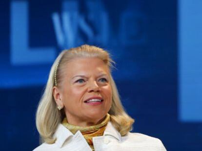 Virginia Rometty, presidenta y consejera delegada de IBM.