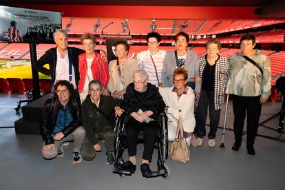 Inauguración de la exposición 'Las mujeres en el Athletic Club: de la sombra a la luz' este viernes.