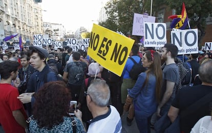 Ambiente de la protesta &#039;Rodea el Congreso&#039;.