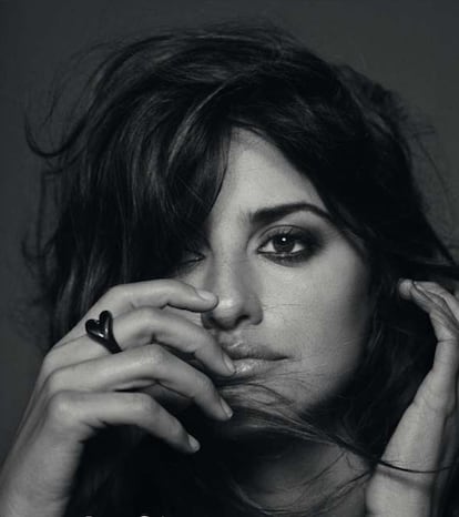 Penélope Cruz vista por Peter Lindbergh para la revista <i>Vogue.</i>