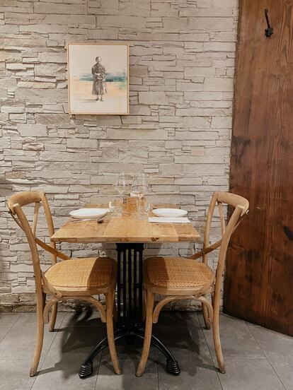 Interior del restaurante Ama Taberna en Tolosa (Gipuzkoa).