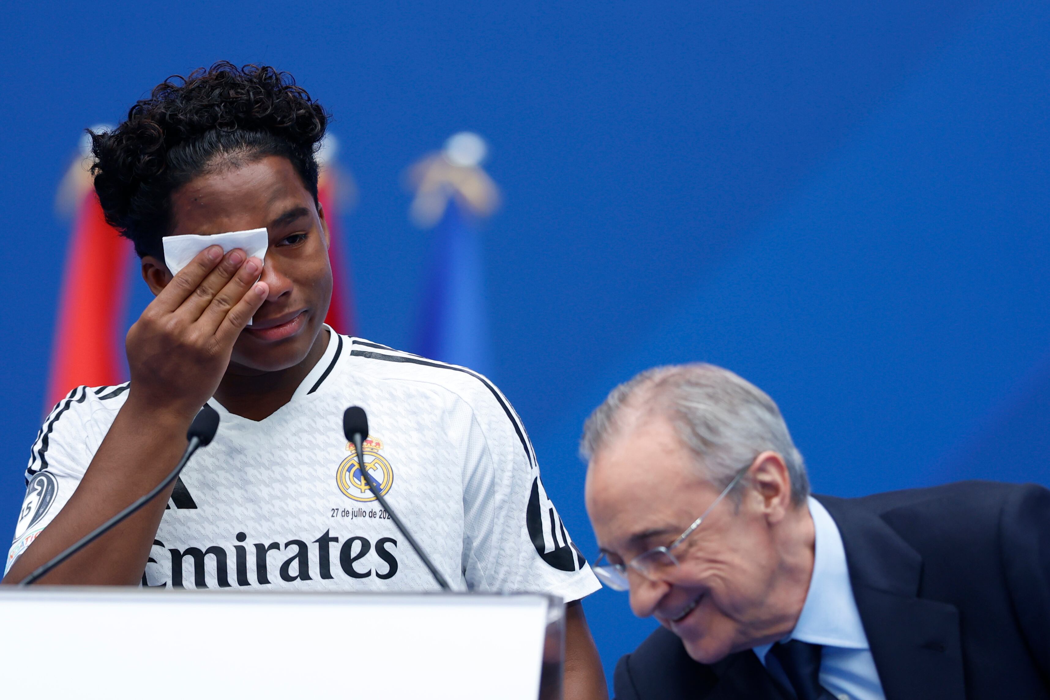 Endrick es presentado como nuevo jugador del Real Madrid: “Desde niño era fan del Real Madrid y ahora voy a jugar aquí, es un sueño”