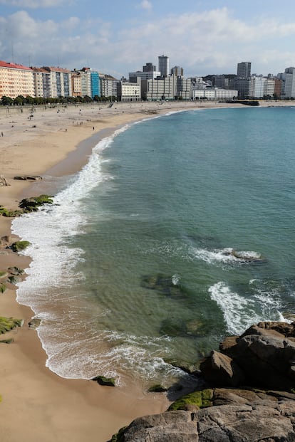 La costa de A Coruña.