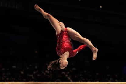 Jordyn Wieber, durante la final.