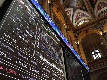 El principal indicador de la Bolsa española, el Ibex 35