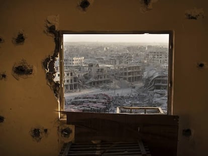 Vista de Mosul tras la toma de la ciudad, el pasado 11 de julio.