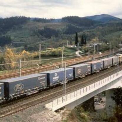 Transporte ferroviario.