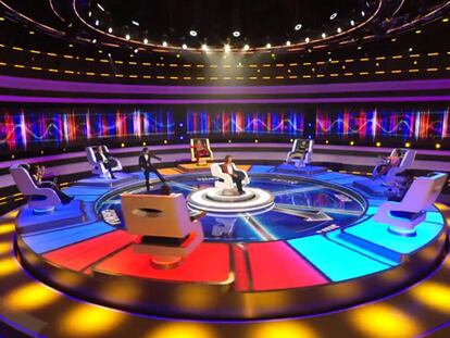 Concurso El círculo de los famosos, emitido en Antena 3