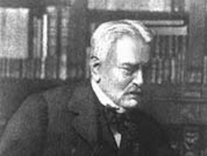 El escritor Juan Valera (1824 - 1905)