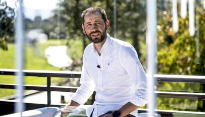 Pablo Machín, durante la entrevista.