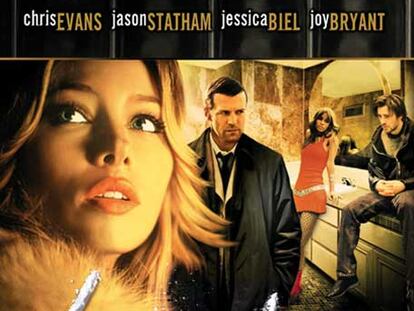 Cartel de la película 'London', protagonizada por Jessica Biel (a la izquierda).