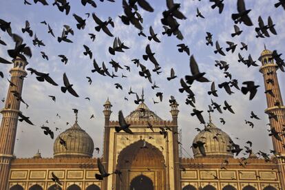 Jami Masjid, la Gran Mezquita de Delhi es la mayor de India y una visita indispensable de la capital en la que viven casi 17 millones de personas.