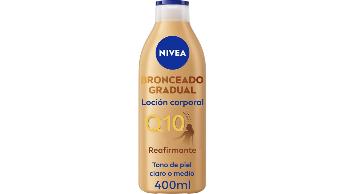 Mejora la elasticidad y broncea gradualmente la piel.