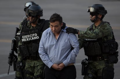 Omar Treviño Morales, alias 'Z-42,' during his arrest in Nuevo León, in 2015.