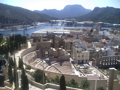 Teatro Romano de Cartagena, en Murcia.