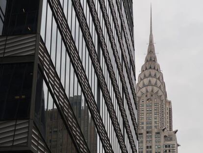 Edificio Chrysler, al fondo, de Nueva York.