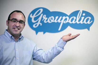 Juan Santana, jefe de Groupalia.  