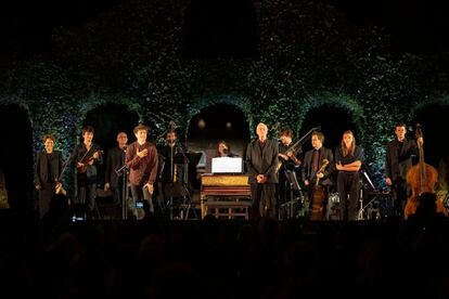 William Christie y Les Arts Florissants en el festival Dans les Jardins de 2020.