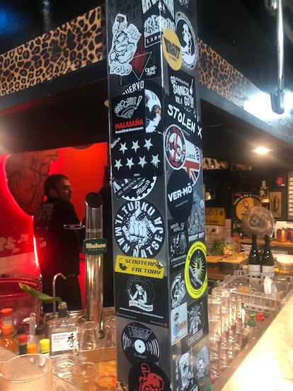 El bar Cuarto y mitad, en el mercado de Tirso de Molina. 