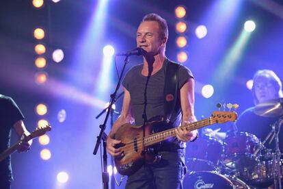 El músico Sting fue homenajeado con el premio 'The American Music Award of Merit'.