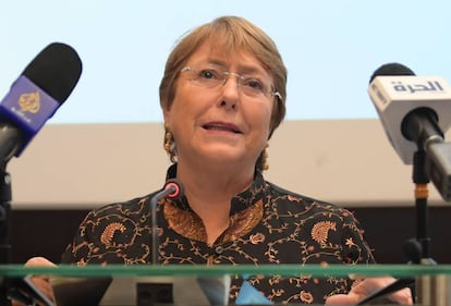 La Alta Comisionada para Derechos Humanos de la ONU, Michelle Bachelet.