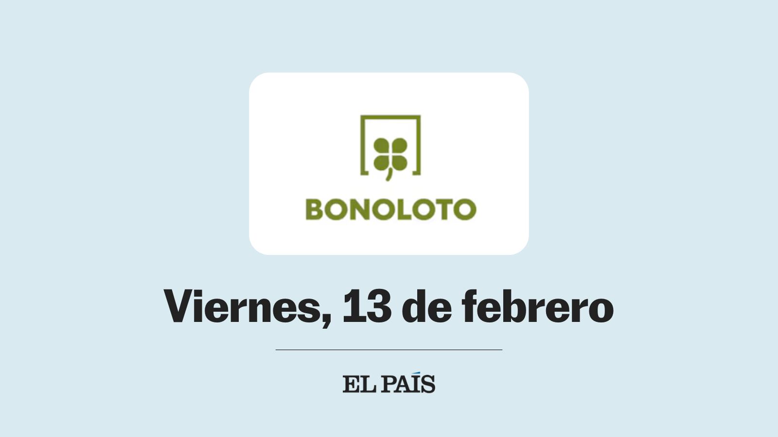 Bonoloto: comprobar sorteo del viernes 13 de febrero