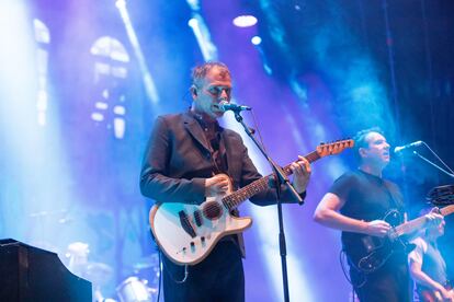 El cantante de Belle and Sebastian, Stuart Murdoch, en el concierto.