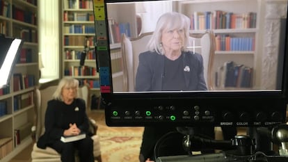 Grabación del documental de Cuini Amelio-Ortiz sobre la vida de Margarethe Von Trotta.