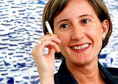Piluca Baquero, ayer, en las dependencias del mercado del corto de Cinema Jove.