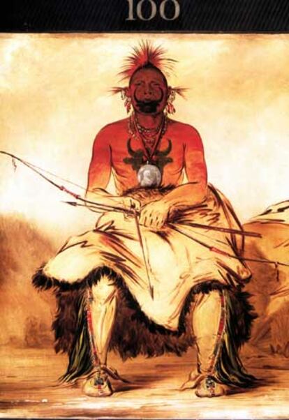 <i>La-dóo-ke-a, Buffalo Bull, a grand pawnee warrior </i>(1832), de George Catlin.