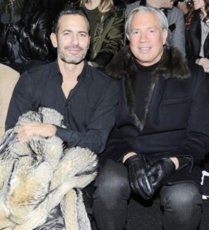 Marc Jacobs y, a la derecha, Robert Duffy.