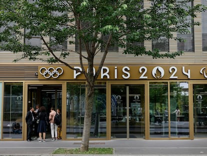 La sede del cuartel general de los Juegos de París 2024 en la capital francesa.