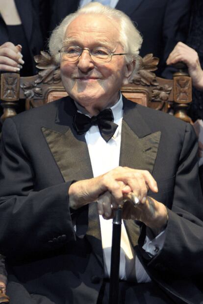 Wolfgang Wagner, en el festival de Bayreuth de 2008.