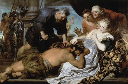 Van Dyck, 'Sansón y Dalila'.
