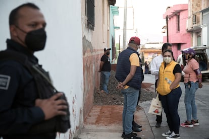 Maribel Juárez Blanquet en campaña para elecciones de México 2021