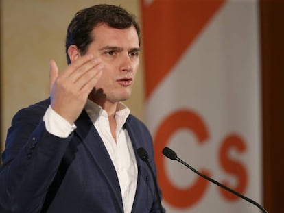 El presidente de Ciudadanos, Albert Rivera.