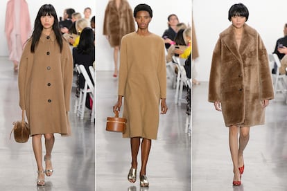 Mansur Gavriel también apuesta por el total look marrón.