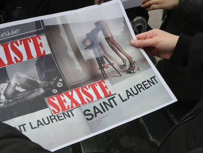 Campaña publicitaria de Yves Saint-Laurent.