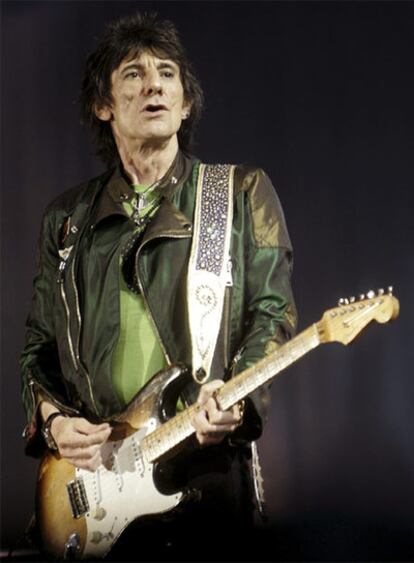 Ron Wood, durante una gira el pasado julio en Barcelona.