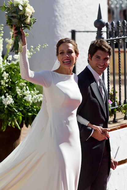 Cayetano Rivera y Eva González se casan en Mairena del Alcor, Sevilla, el 6 de noviembre de 2015.