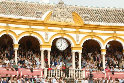 La plaza de La Maestranza, en tarde de festejo.