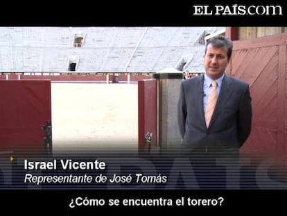 "José Tomás está más consciente que inconsciente"