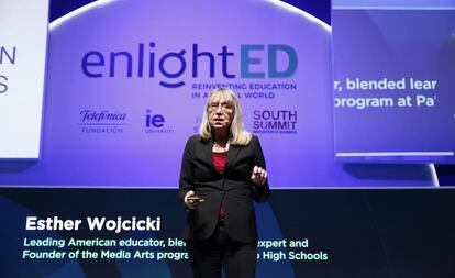 La periodista y educadora Esther Wojcicki. 