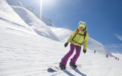 Una de las pistas de Formigal, en el Pirineo de Huesca.