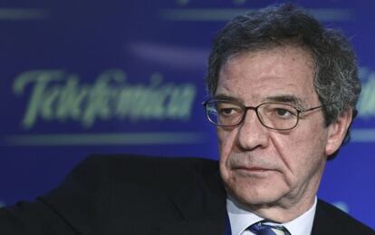 El presidente de Telefónica, César Alierta.