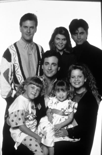 La familia original de la serie 'Padres forzosos'.