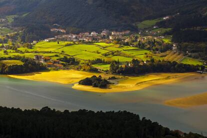 El que busque el verde cual zahorí buscando agua debe pasar por este enclave en el golfo de Vizcaya, en País Vasco. Esta reserva de la biosfera esconde uno de los escenarios de la nueva temporada de 'Juego de Tronos', Gaztelugatxe (Rocadragón en la saga), que presumiblemente perderá pronto su posición de enclave paradisíaco –aunque con 237 escalones– pero no tan frecuentado por turistas. En la zona se practica senderismo, pero también invita al ciclismo, al senderismo y a la vela y all surfing, con alguna de las mejores playas para coger olas de Euskadi, con la famosa ola de Mundaka, junto al estuario del Urdaibai (en la foto), de la que todo surfero, venga de donde venga, habla (y busca).